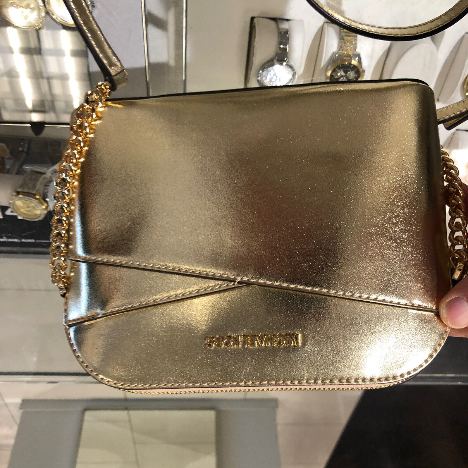 Michael Kors Lady PVC or Leather Crossbody Bag Handbag Messenger Purse Shoulder - Alrickas’ UNIQUE BOUTIQUE