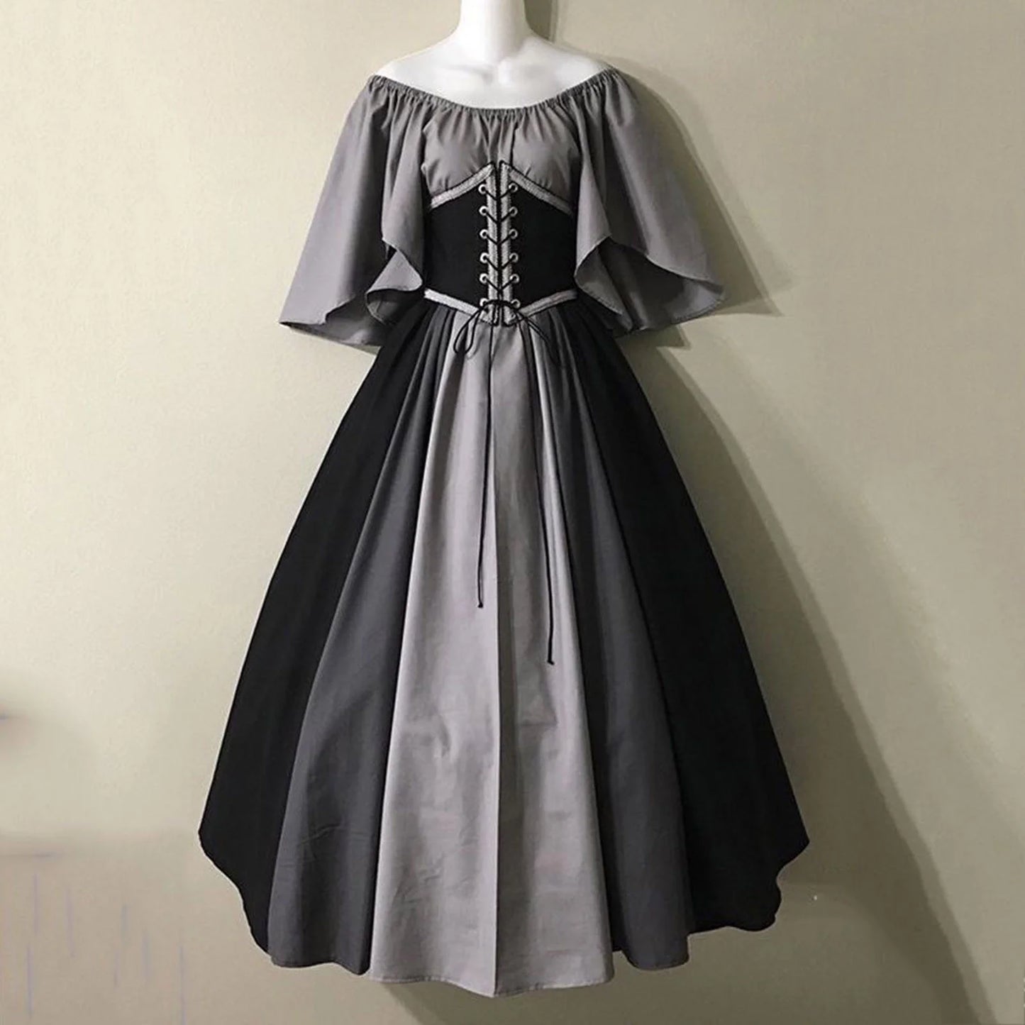 Women Dress Ladies Irregular Hem Evening Party Dress Formal Evening Dress Gown Vintage Dress Cosplay Party Evening Night Formal Long Dress