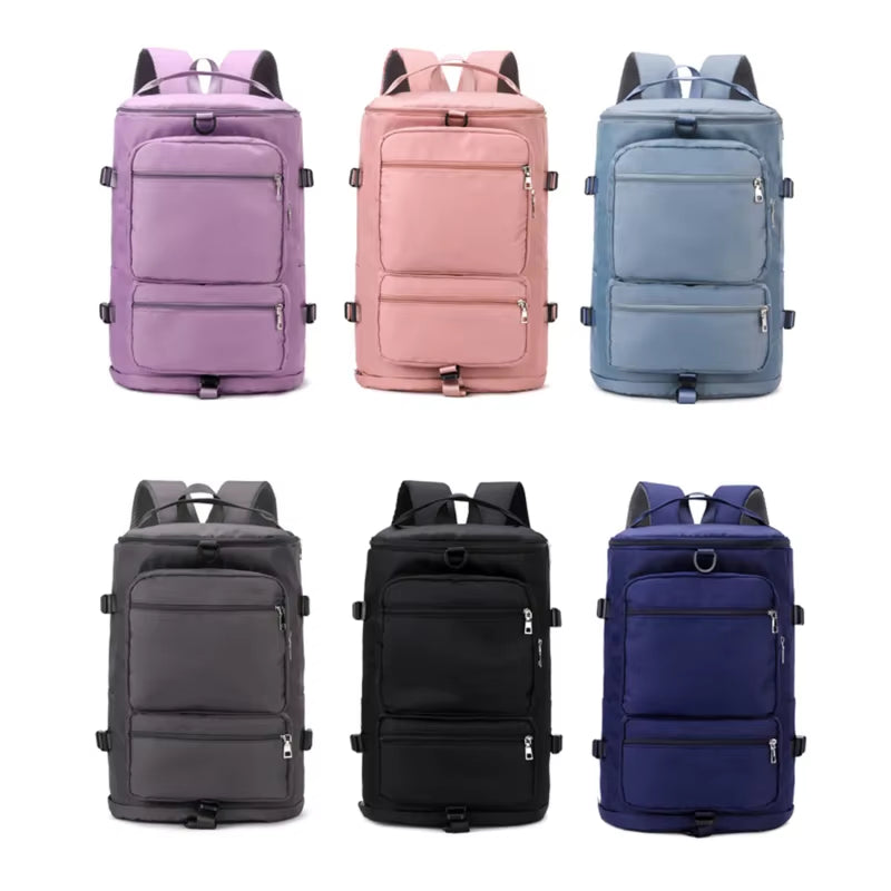 Stylish Waterproof Large Travel Backpack for Women - Casual Daypack with Luggage Strap, Perfect for Sports and Yoga - Alrickas’ UNIQUE BOUTIQUE