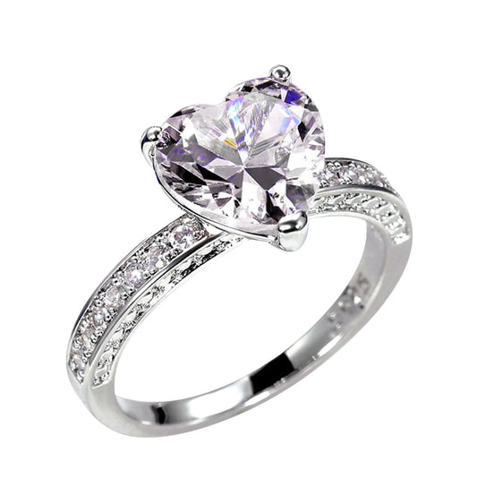 Stunning 3-In-1 Rhinestone Stainless Steel Promise Ring - Perfect for Every Occasion! - Alrickas’ UNIQUE BOUTIQUE