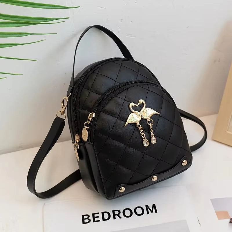 Chic Mini Backpack for Women - Stylish Ins Fashion Handbag & Phone Pack - Alrickas’ UNIQUE BOUTIQUE