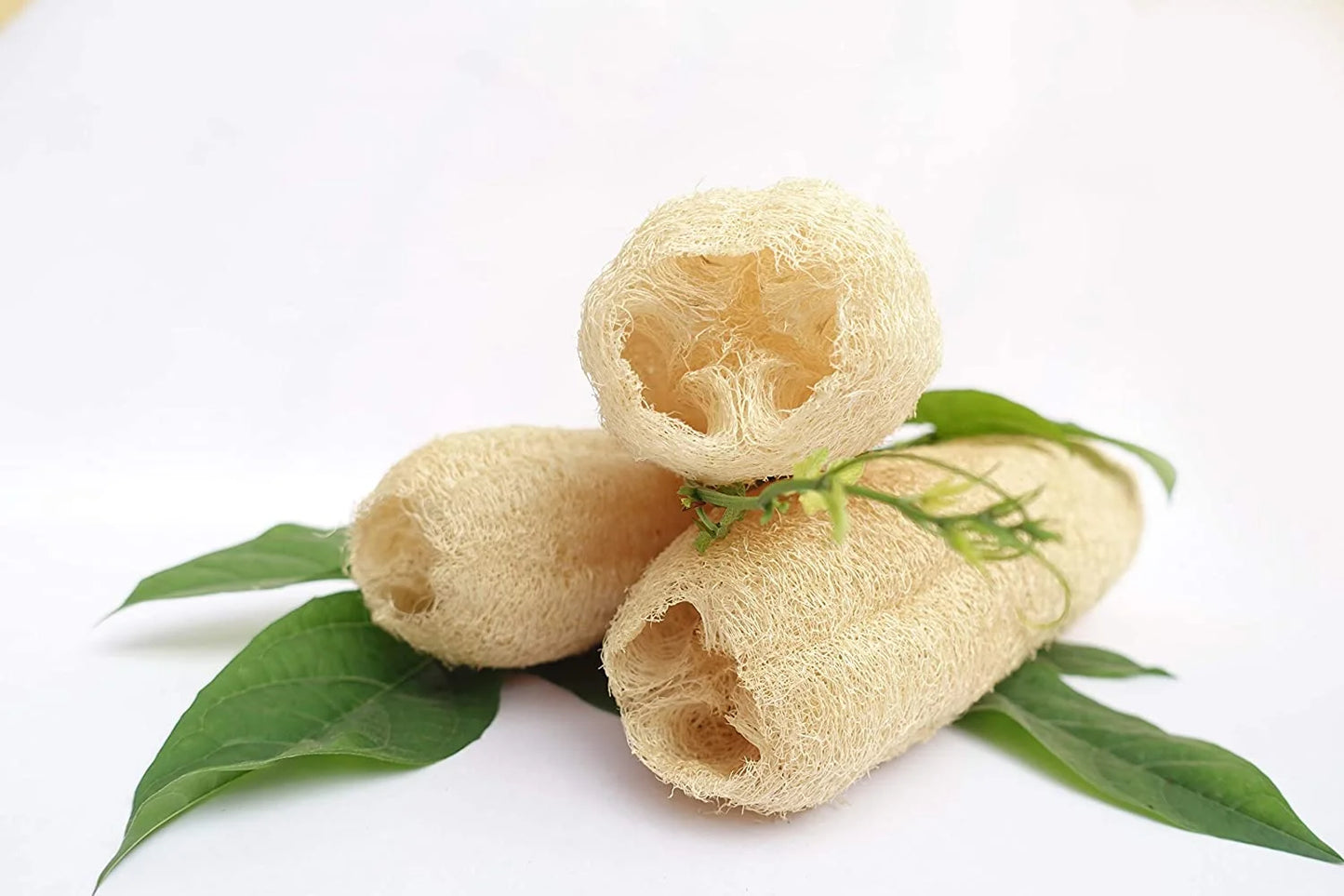 Natural Whole Loofah Exfoliating Body Scrubber Dead Skin Remover Bath Sponge Shower,For Men and Women