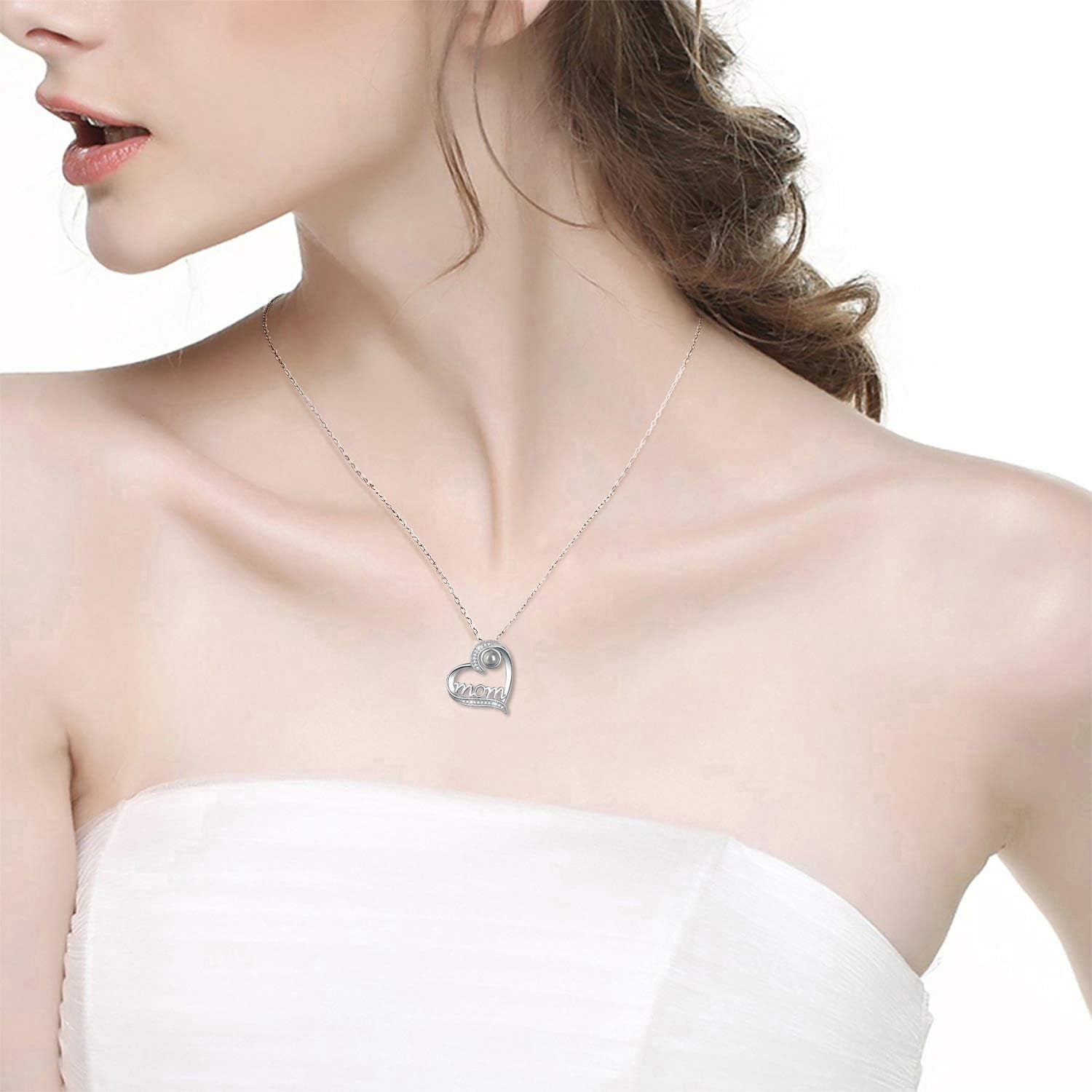 Elegant 925 Sterling Silver Birthstone Necklace for Mom & Wife - Celebrate Her Special Day with Peridot, Blue Sapphire & More! - Alrickas’ UNIQUE BOUTIQUE