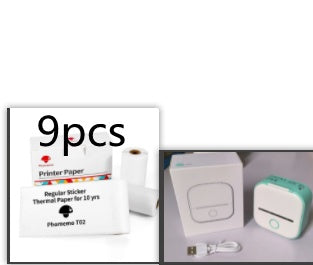 Portable Mini Thermal Label Printer Home Photo Printer Student Wrong Question Printer Bluetooth-compatible Mini Label Printer Price Tag - Alrickas’ UNIQUE BOUTIQUE
