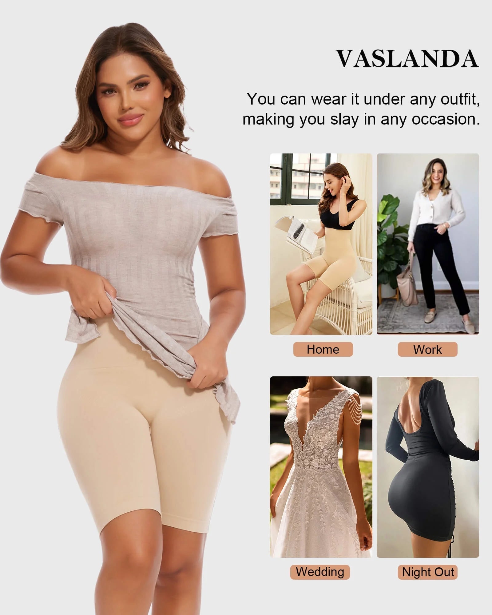 High-Waisted Tummy Control Shapewear - Slimming & Lifting Body Shaper Panties for Women - Alrickas’ UNIQUE BOUTIQUE