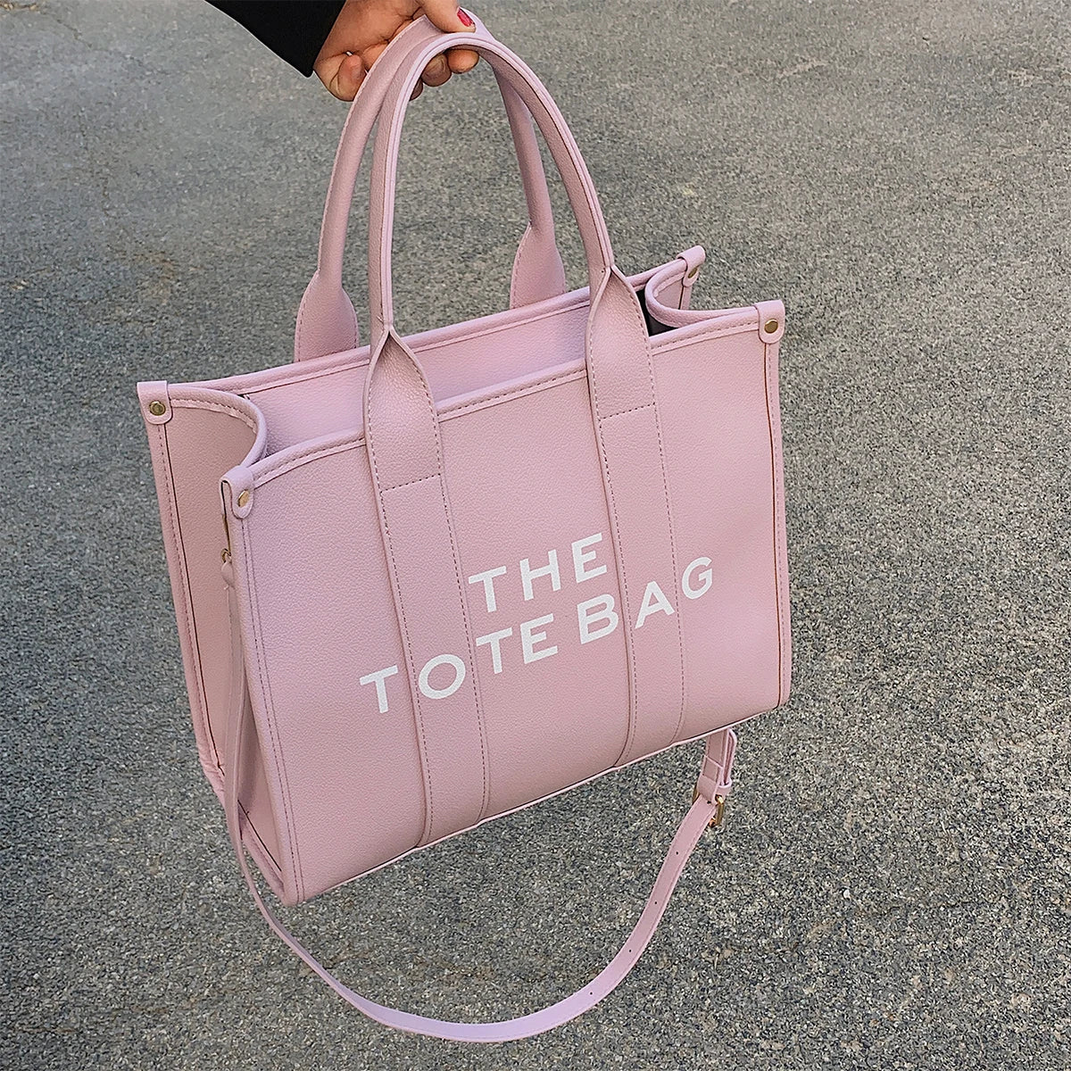 Chic Luxury Designer Tote Bag for Women - Versatile Soft PU Shoulder and Crossbody Handbag - Alrickas’ UNIQUE BOUTIQUE