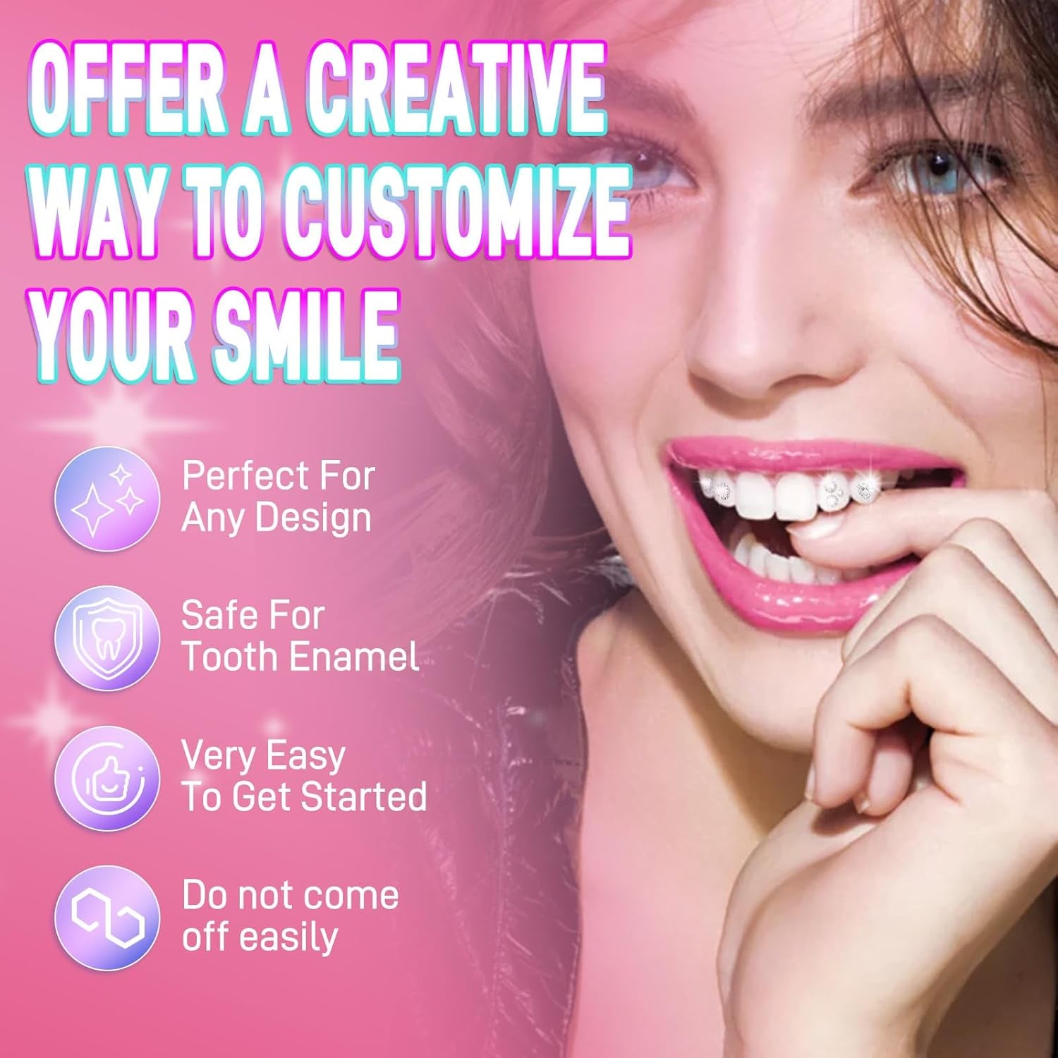 Ultimate Tooth Gems Kit with LED Light - 139 DIY Tooth Jewelry Gems for Men & Women - 2024 Edition - Alrickas’ UNIQUE BOUTIQUE