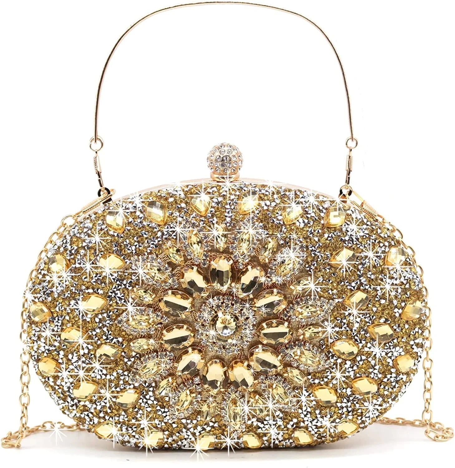 Sparkling Rhinestone Evening Clutch Bag - Perfect for Weddings, Proms, and Cocktail Parties! - Alrickas’ UNIQUE BOUTIQUE