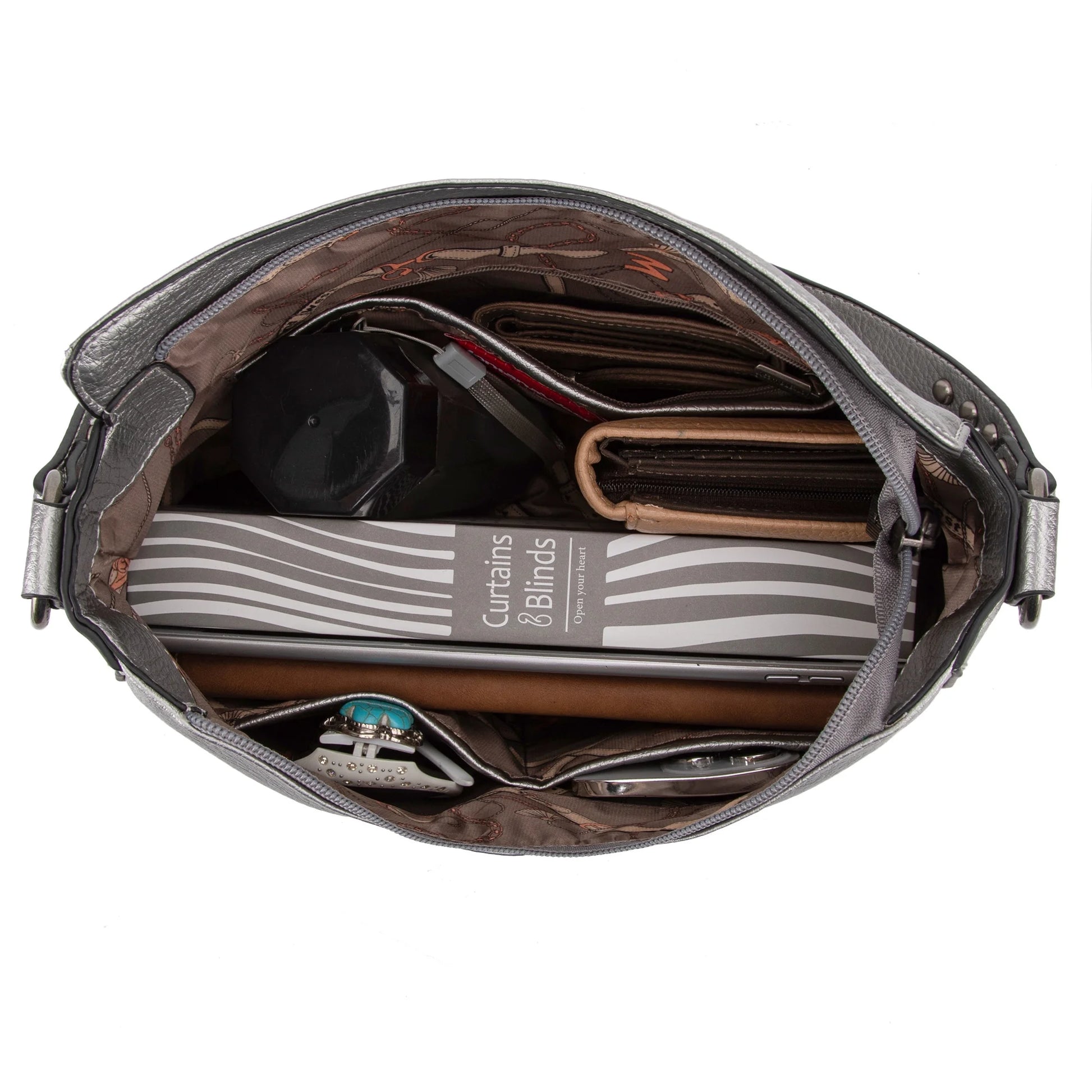 Chic Pearl Silver Hobo Bag for Women - Versatile Crossbody Purse & Stylish Shoulder Handbag - Alrickas’ UNIQUE BOUTIQUE