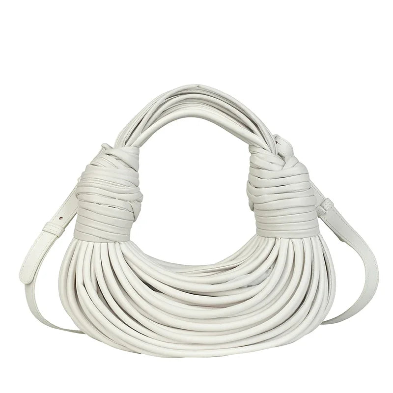 MOODS Luxury Evening Purses for Women Golden Noodle Knot Design Dinner Party Clutch Bag 2023 Luxury Designer Purses and Handbags