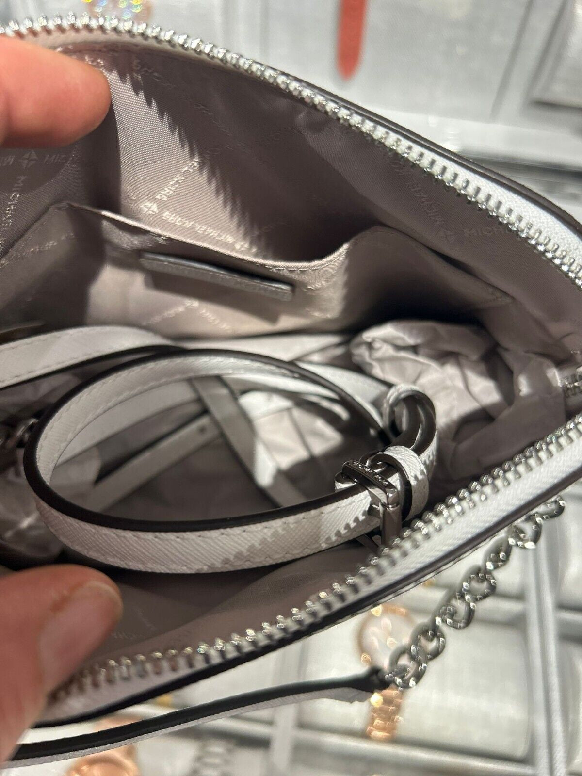 Michael Kors Lady PVC or Leather Crossbody Bag Handbag Messenger Purse Shoulder - Alrickas’ UNIQUE BOUTIQUE