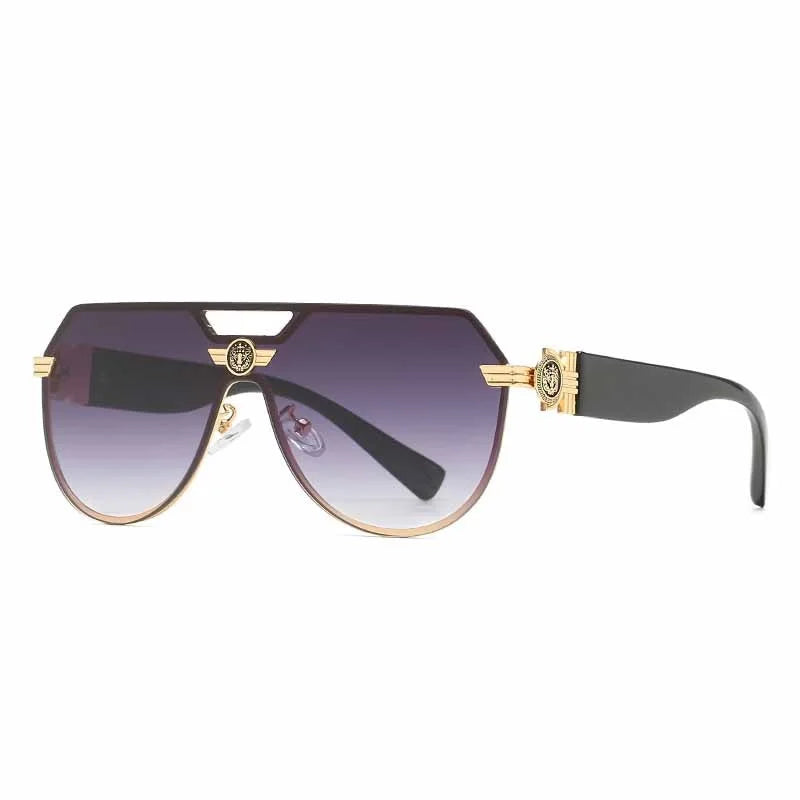 Vintage Luxury Sunglasses for Men and Women Square Fashion Designer Driving Glasses Shades
