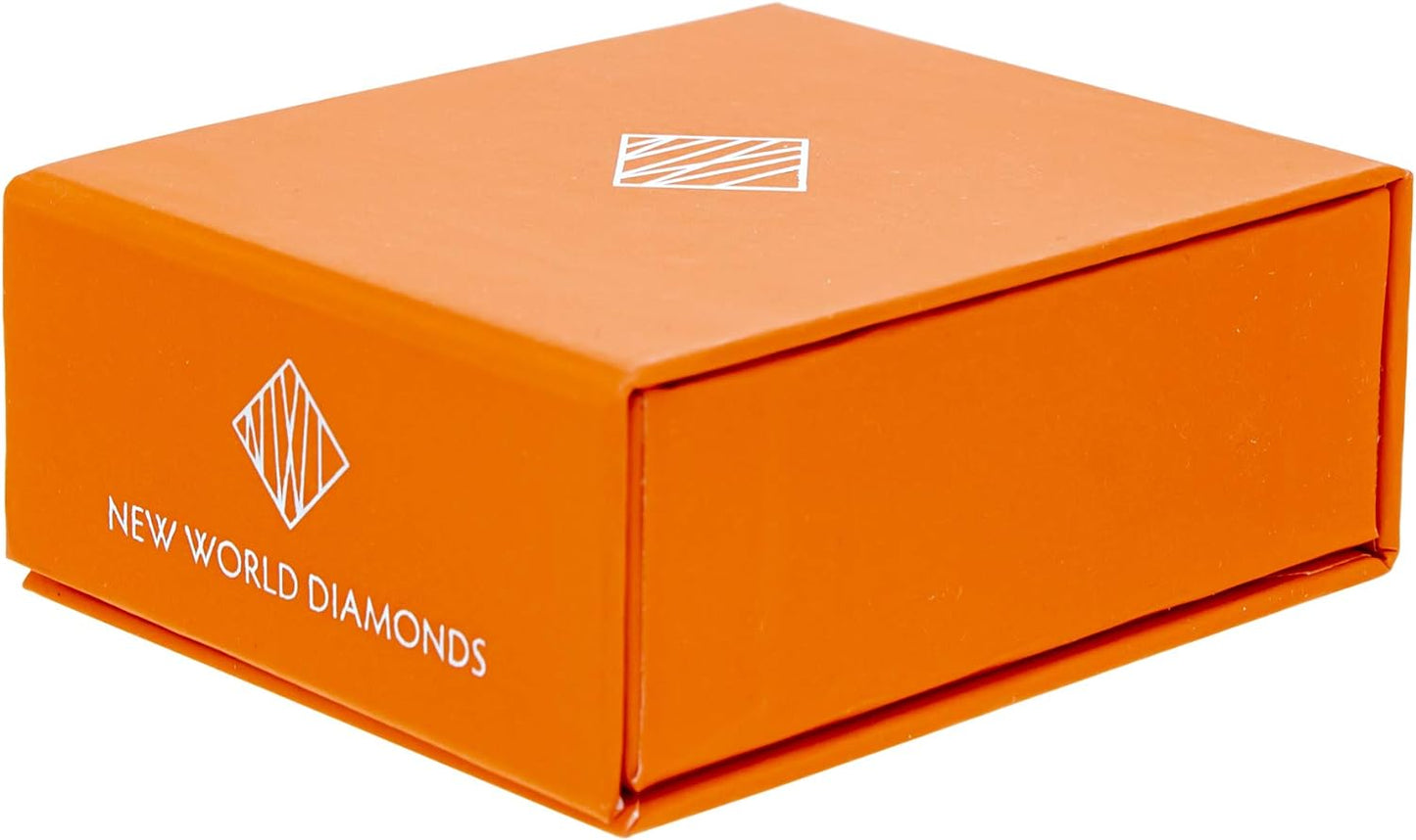 14K Yellow Gold Lab-Grown Diamond Ring Chevron Band Wedding (1/3 Cttw, F-G Color, VS-SI Clarity)