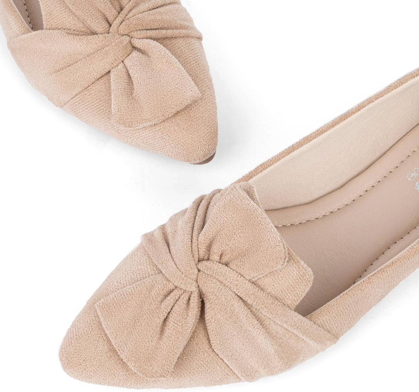 Women'S Flats Dressy Pointed Toe Comfortable Bowknot Ballet Flats Shoes