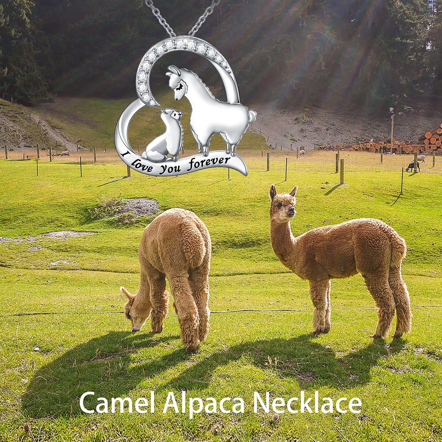 Animal Necklaces for Women Girls 925 Sterling Silver Frog/Ladybug/Guinea Pig/Camel/Giraffe/Cat/Mushroom/Dove Pendant Necklace Christmas Jewelry Birthday Gifts