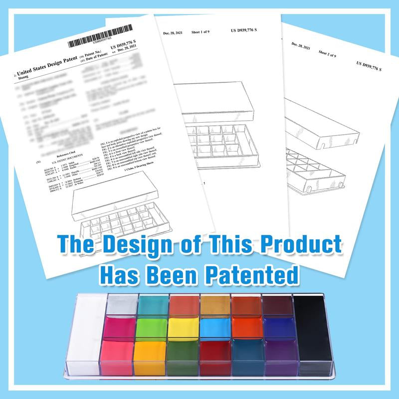 UCANBE Athena Professional Non-Toxic Face and Body Oil Paint Palette - Perfect for Halloween, Special Effects, and Party Makeup for All Ages! - Alrickas’ UNIQUE BOUTIQUE