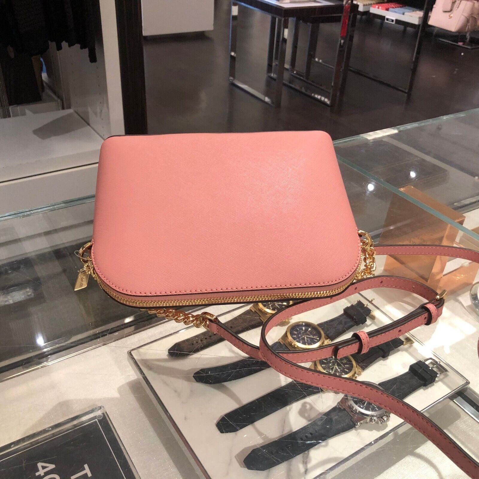 Michael Kors Lady PVC or Leather Crossbody Bag Handbag Messenger Purse Shoulder - Alrickas’ UNIQUE BOUTIQUE