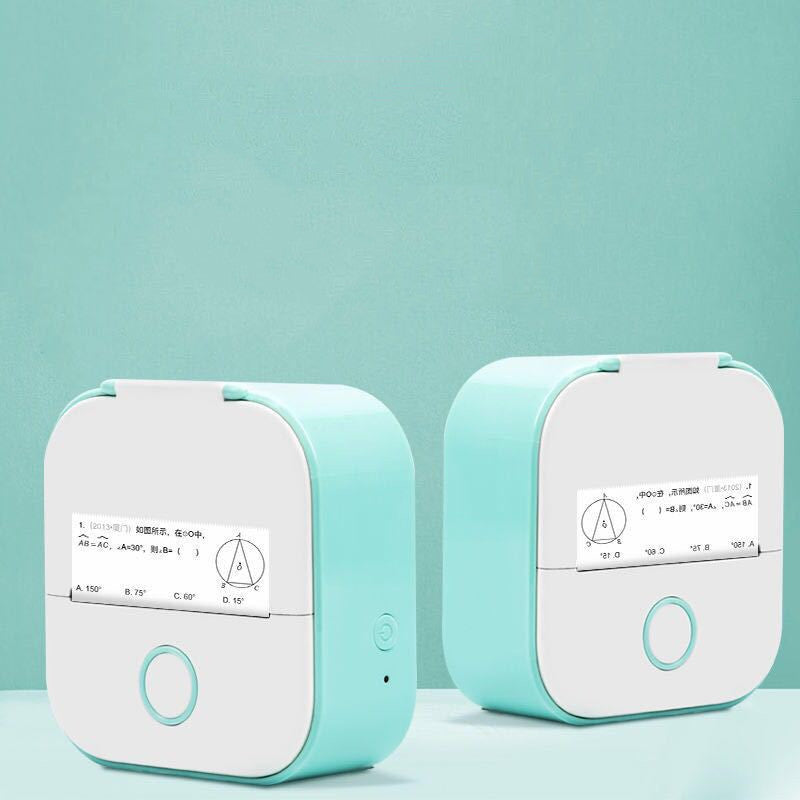 Portable Mini Thermal Label Printer Home Photo Printer Student Wrong Question Printer Bluetooth-compatible Mini Label Printer Price Tag - Alrickas’ UNIQUE BOUTIQUE