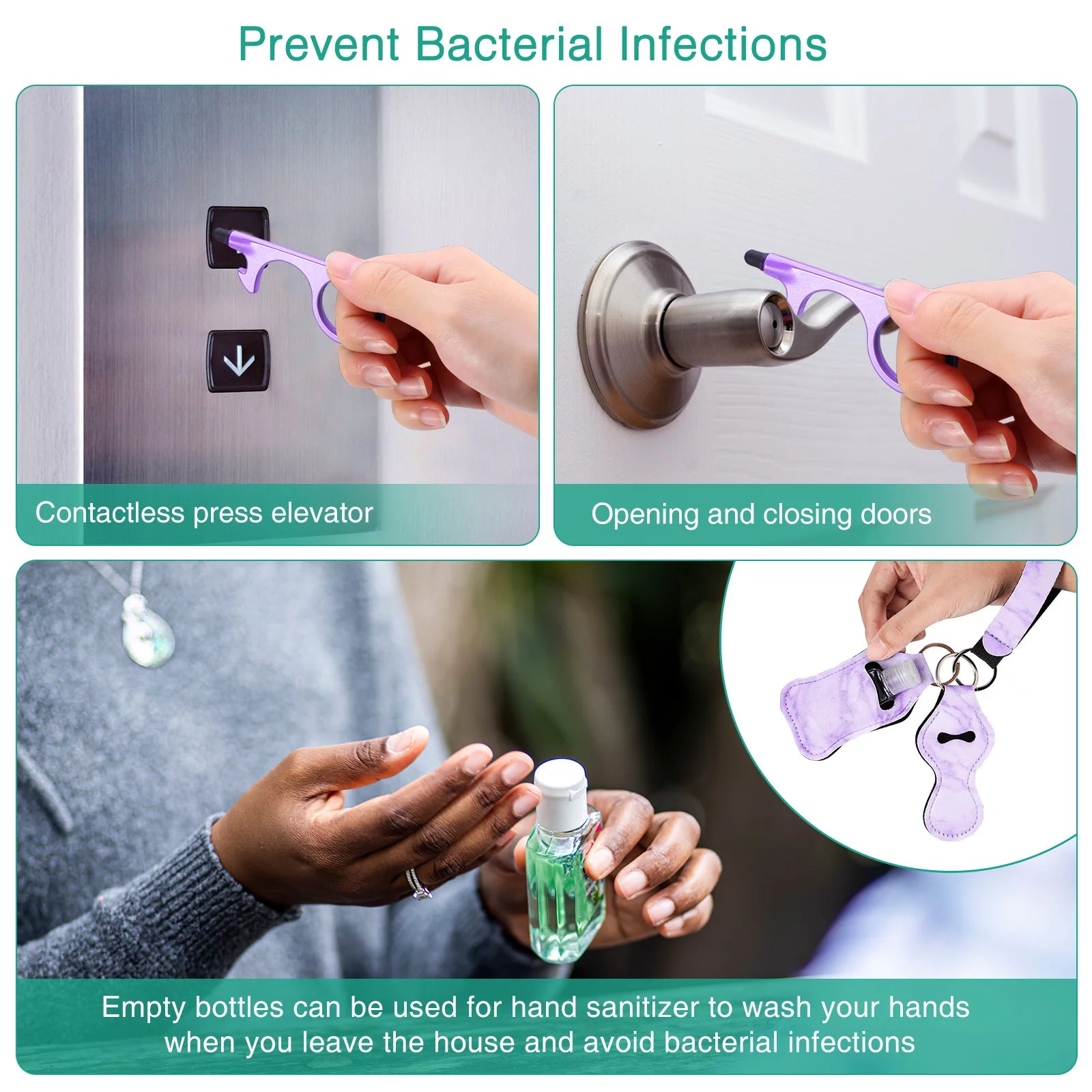 Empower Your Safety: Stylish Personal Alarm Keychain Set for Women - Alrickas’ UNIQUE BOUTIQUE