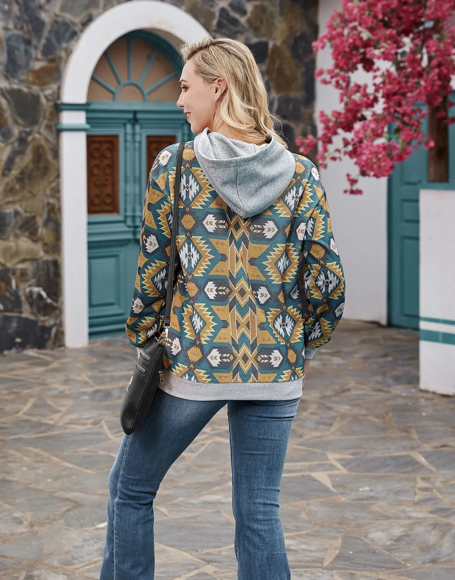 Stylish Black Multi-Pocket Crossbody Bag for Women with Adjustable Strap - Alrickas’ UNIQUE BOUTIQUE