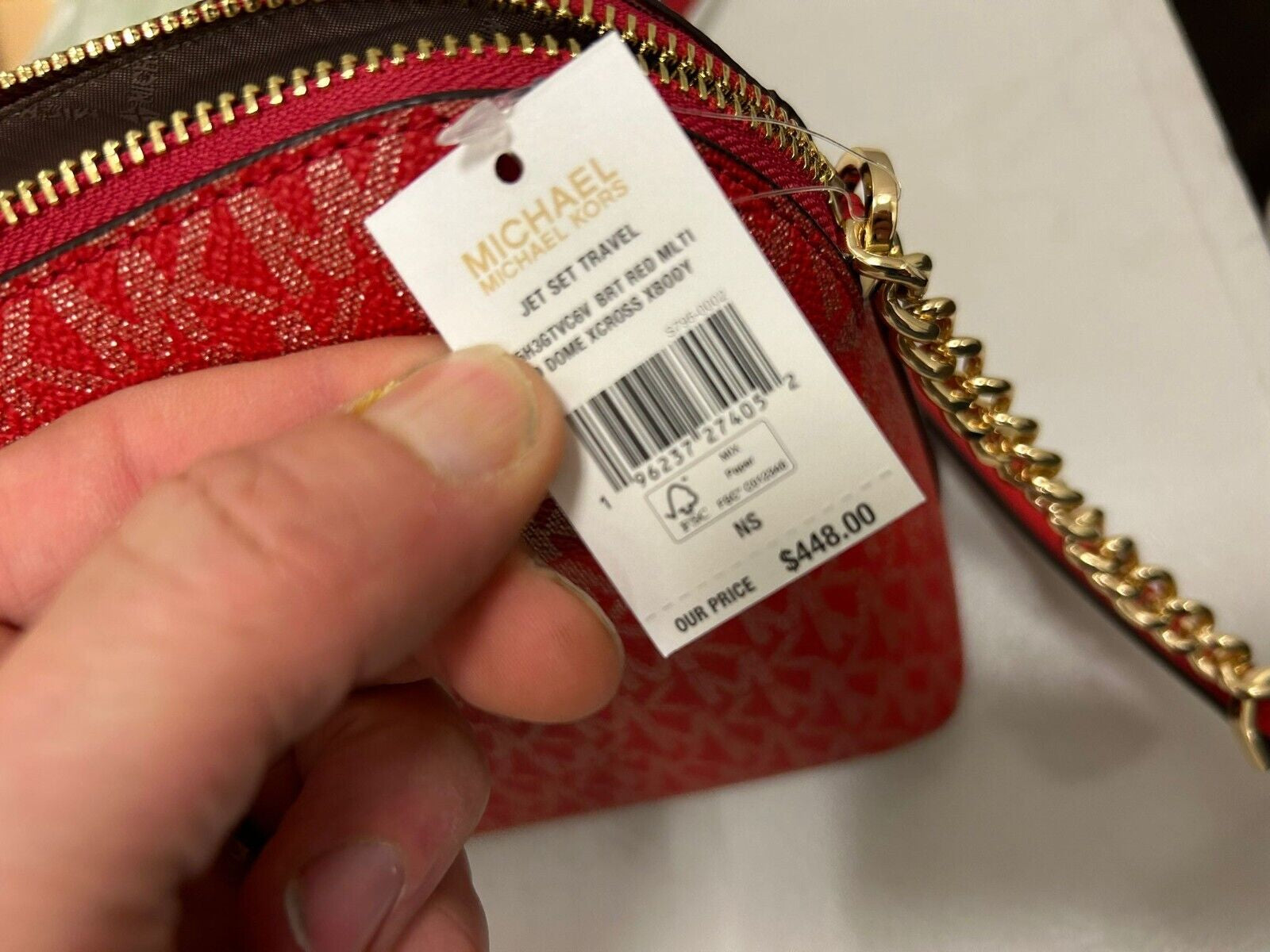 Michael Kors Lady PVC or Leather Crossbody Bag Handbag Messenger Purse Shoulder - Alrickas’ UNIQUE BOUTIQUE