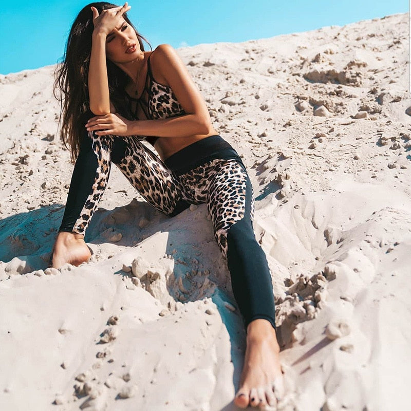 Women Sportswear Female Yoga Set Sexy Fitness Gym Wear Running Workout Clothing-4