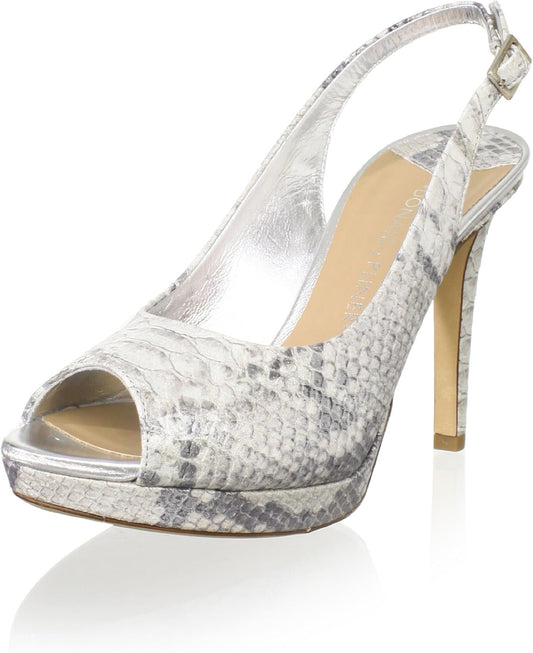 Women'S Allie Slingback Pump Silver (9.5)