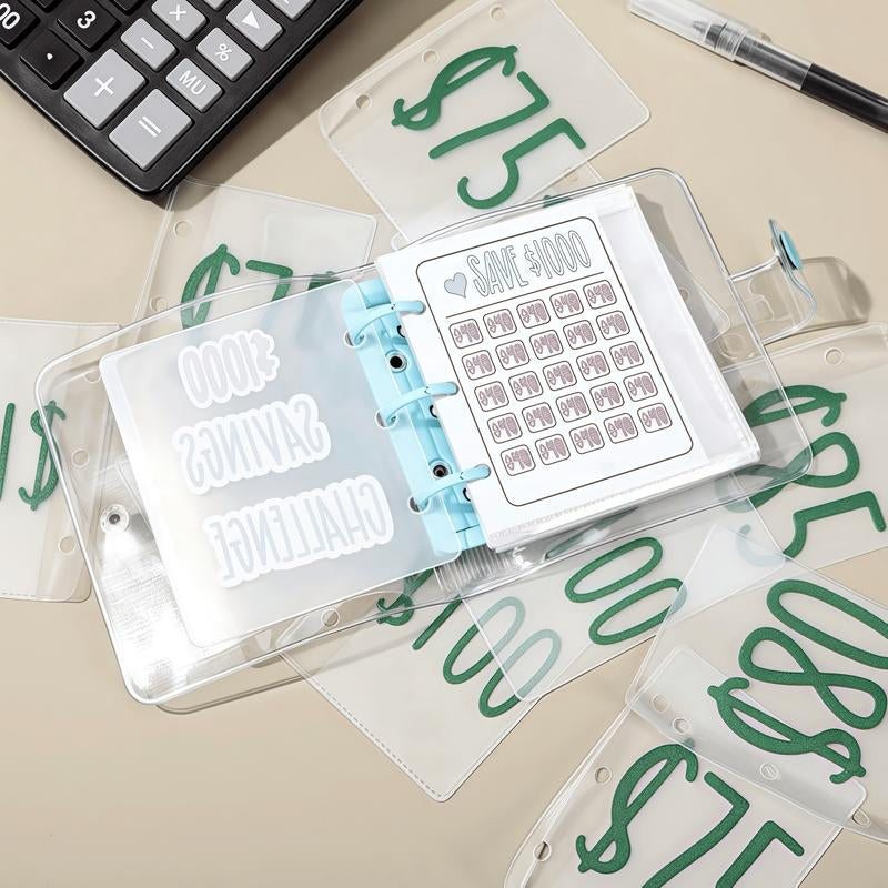 Transform Your Finances: $1000 Savings Challenge Book & Reusable Budget Binder for Goal Tracking and Habit Building - Alrickas’ UNIQUE BOUTIQUE
