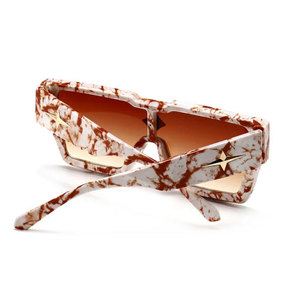 Luxury Square Sunglasses Women Fashion Oversized Grandient Sun Glasses Female Brand Designer High Quality Eyewear Shades Oculos