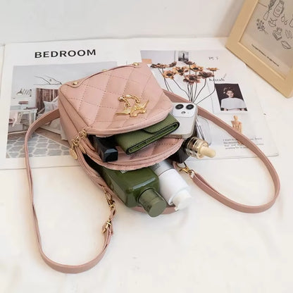 Women Fashion Backpack Ins New Style Female Handbag Leisure Mini Fashion Women Backpacks Phone Packs Mini Backpack