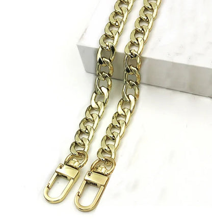 Steel Bag Chains 9Mm Detachable Replacement Purse Chain, Bag Belts Straps for Handbags Handle Accessories Shoulder Crossbody