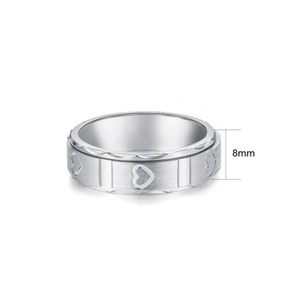 Heart Matching Rings Couple Rings 10Kt White Gold Plated 1Ct CZ Wedding Ring Set for Women
