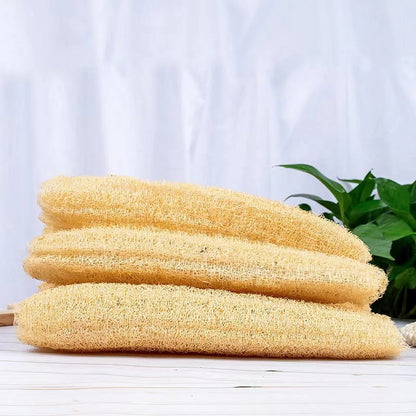 Natural Whole Loofah Exfoliating Body Scrubber Dead Skin Remover Bath Sponge Shower,For Men and Women