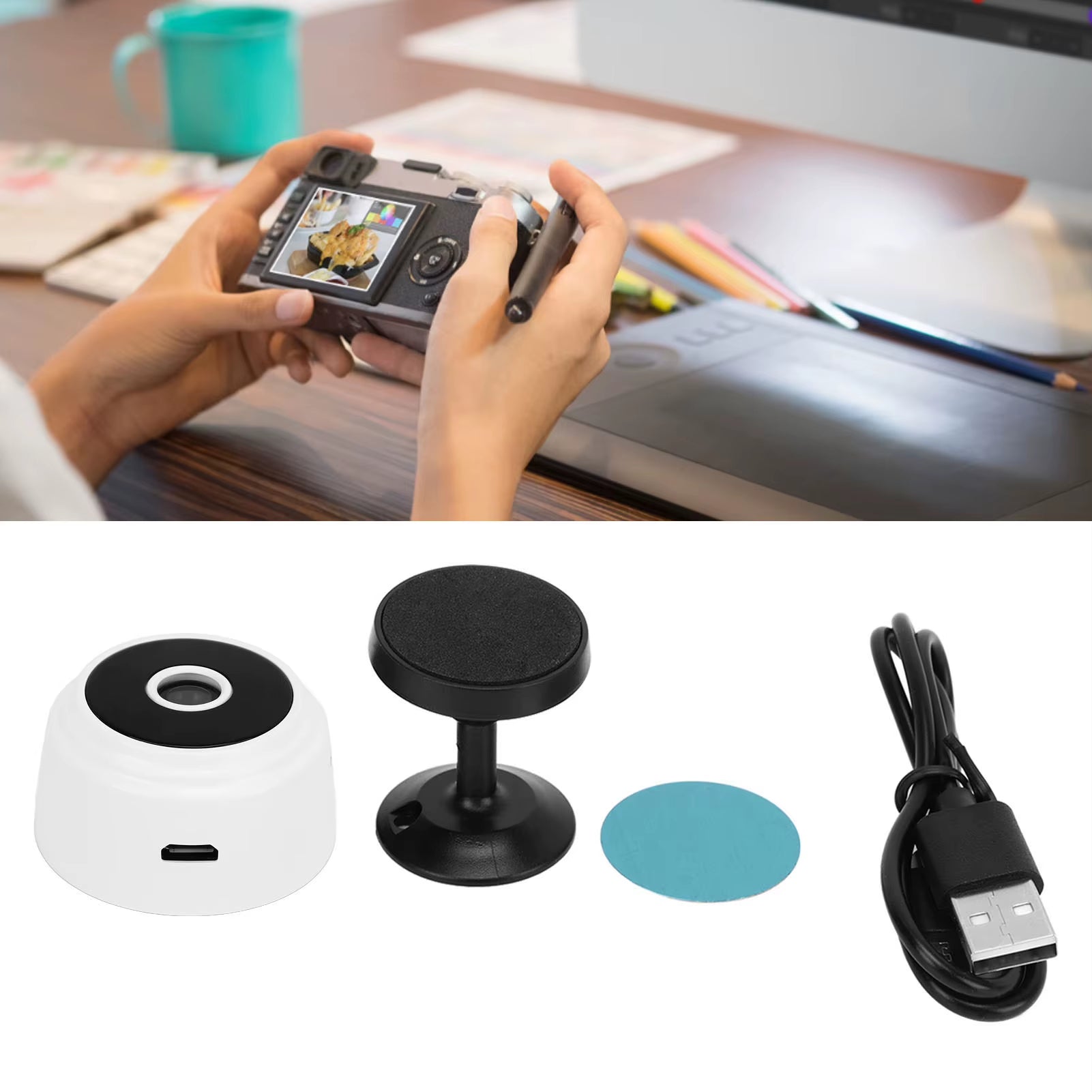 ZK20 A9 1080P HD Wireless Mini Camera with Magnetic Back - Perfect for Home, Office, and Courtyard Security - Alrickas’ UNIQUE BOUTIQUE