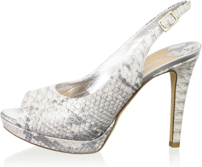 Women'S Allie Slingback Pump Silver (9.5)