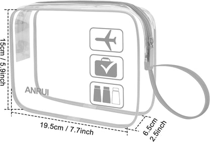 Makeup Bags Clear Cosmetic Bag for Women Small Makeup Pouch for Girls/Kids Travel Toiletries Organizer Bags Waterproof Travel Liquids Storage Bags