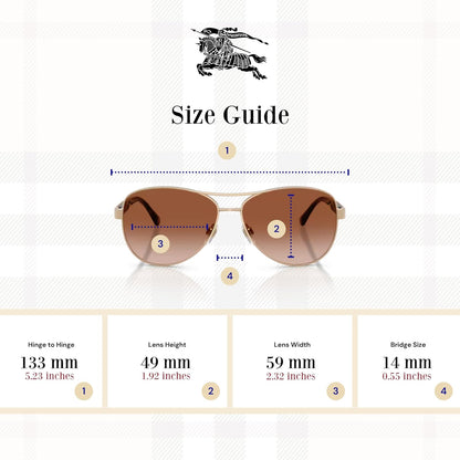 BE3080 Aviator Sunglasses for Women+ BUNDLE with Designer Iwear Eyewear Kit