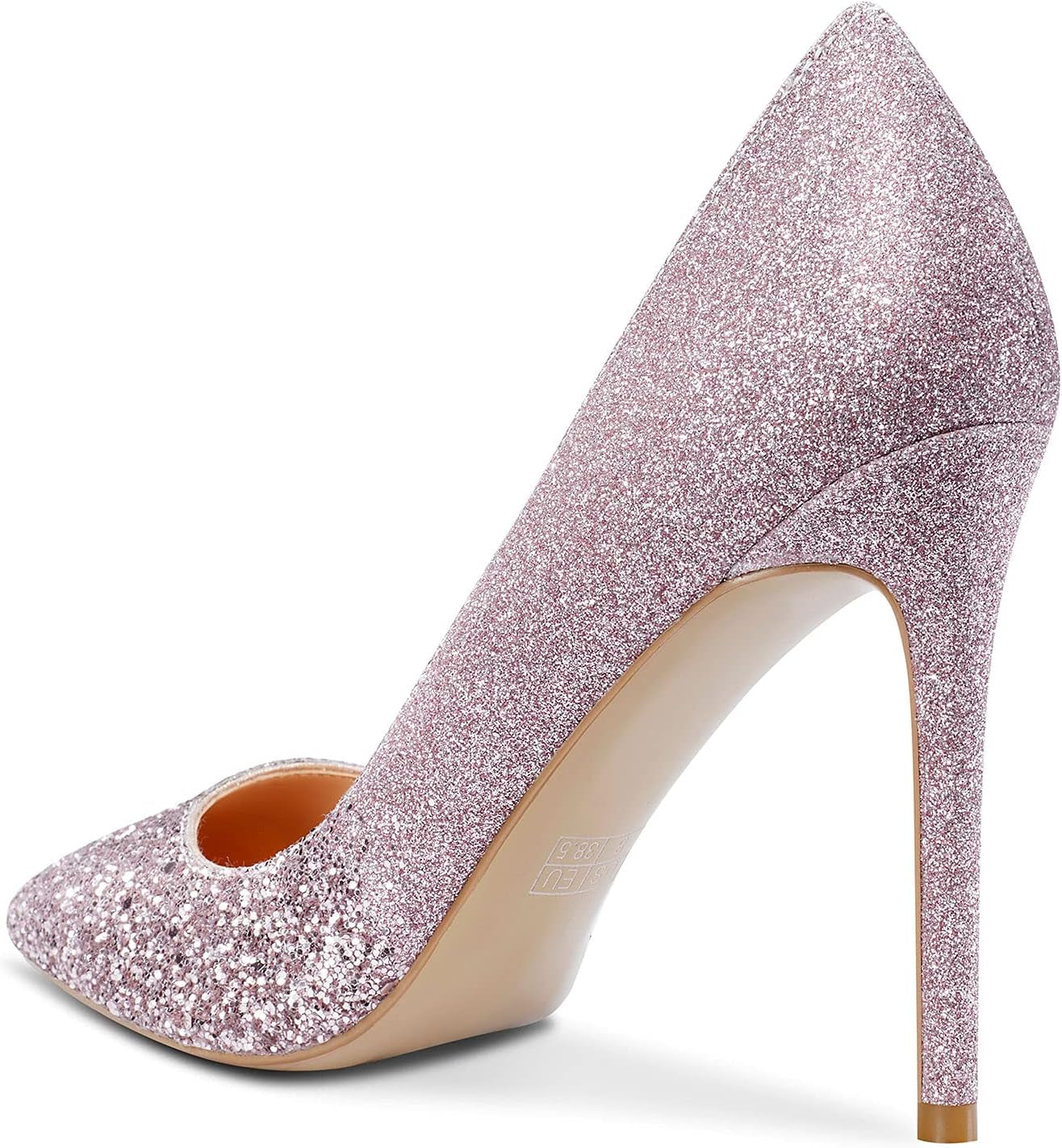 Womens High Heels Stilettos Pumps Slip-On Sexy Pointy Toe Basic Pump 10CM Heels