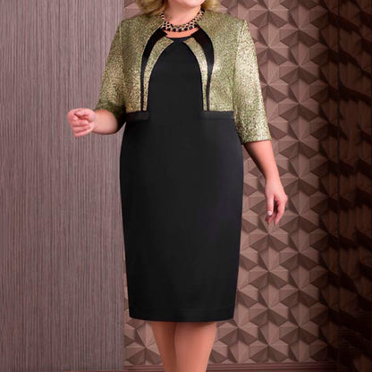 Stylish Plus Size Sleeveless Pullover Dress for Effortless Elegance - Alrickas’ UNIQUE BOUTIQUE