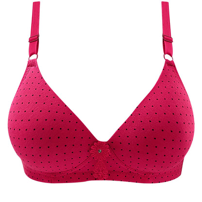 Summer Savings Clearance 2023! for Womens plus Size Bra,Woman'S Embroidered Glossy Comfortable Breathable Bra Underwear No Rims