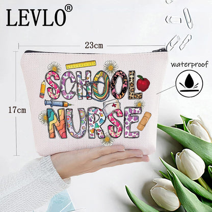 Nurse Cosmetic Bag Graduation Gift for Nurse Nurse Make up Zipper Pouch Bag Nurse Merch