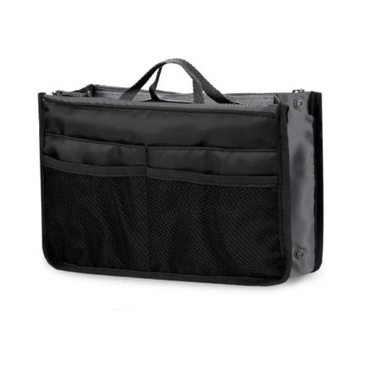 Women Make up Cosmetic Bag Travel Handbag Nylon Large Container Make up Case Organizer Bags Ladies Foldable Purse Clutch Bag