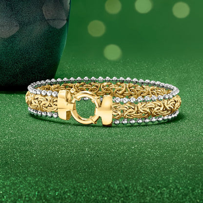 Byzantine Beaded-Edge Bracelet