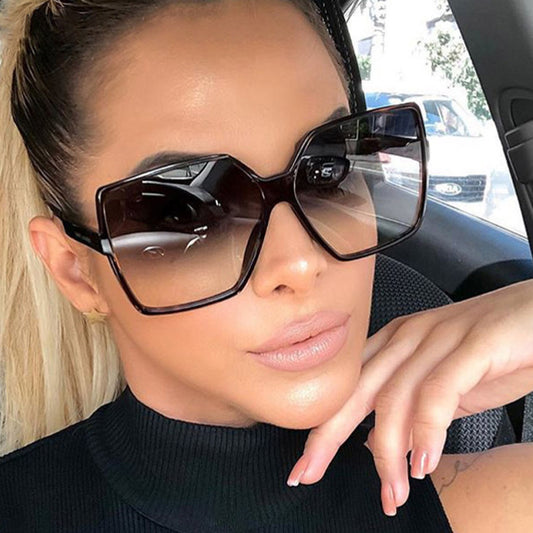 Trendy Sunglasses Fashion Men And Women Big Frame Sunglasses - Alrickas’ UNIQUE BOUTIQUE