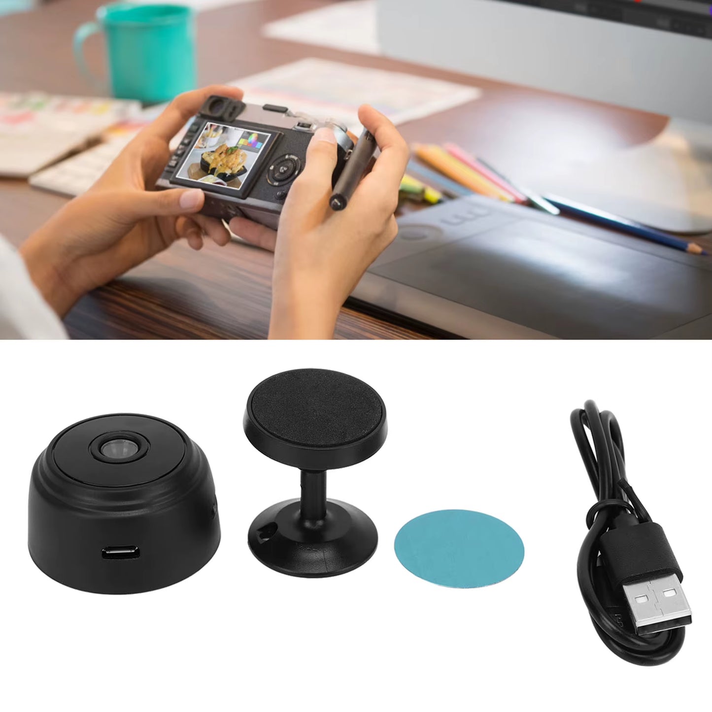 ZK20 A9 1080P HD Wireless Mini Camera with Magnetic Back - Perfect for Home, Office, and Courtyard Security - Alrickas’ UNIQUE BOUTIQUE