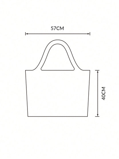 SUPERMAN X  Superman Print Fashionable Black Tote Bag