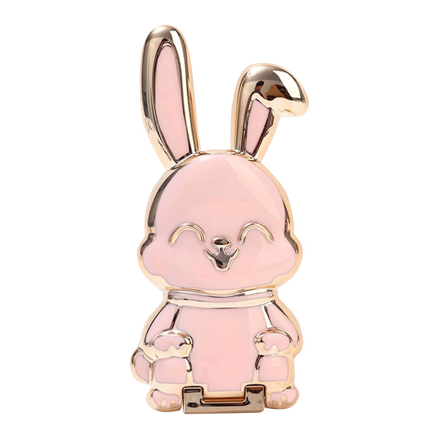 Adorable Foldable Bunny Phone Stand - Stylish & Portable Holder for All Smartphones, Ideal Desk Accessory for Home & Office Decor - Alrickas’ UNIQUE BOUTIQUE