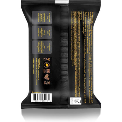 Clarifying Facial Wipes for Oily, Blemish-Prone Skin African Black Soap to Clarify Skin 30 Count (U-BB-2761)