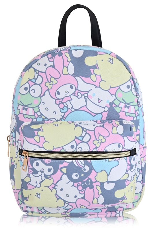 Sanrio  Backpack for Women, Men, Unisex | Cute PU Leather 10"  and Friends Mini Backpack Purse Shoulder Purse |  Bag and  Accessories