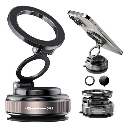 Ultimate MagSafe Car Phone Holder - 28+LBS Strong Suction, 360° Rotatable Stand for iPhone 12-16 Pro Max - Ideal for Everyone! - Alrickas’ UNIQUE BOUTIQUE